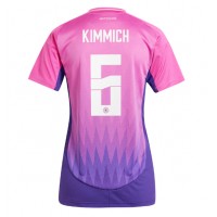 Deutschland Joshua Kimmich #6 Fußballbekleidung Auswärtstrikot Damen EM 2024 Kurzarm